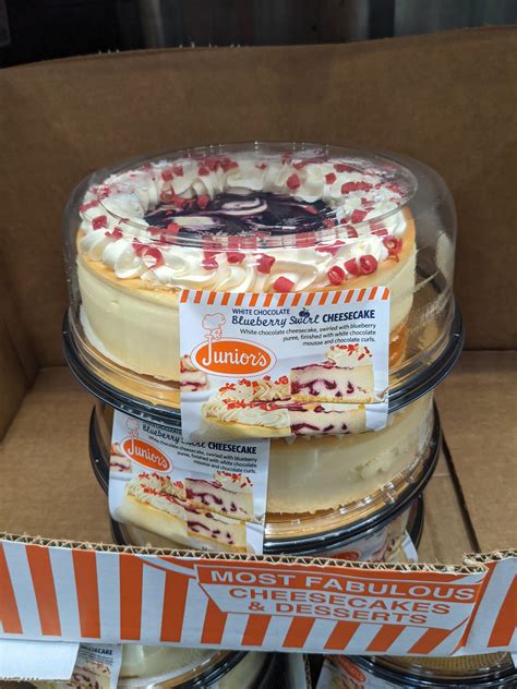 Juniors cheesecake costco - Oct 31, 2022 · And according to shoppers, one popular mini dessert turns out to be a huge disappointment. According to Instagram account @costcobuys, the Junior Mini Cheesecakes are back in the freezer aisle at the warehouse. They come in a box of 24, which includes eight original, eight chocolate swirl, and eight strawberry swirl mini cakes. 